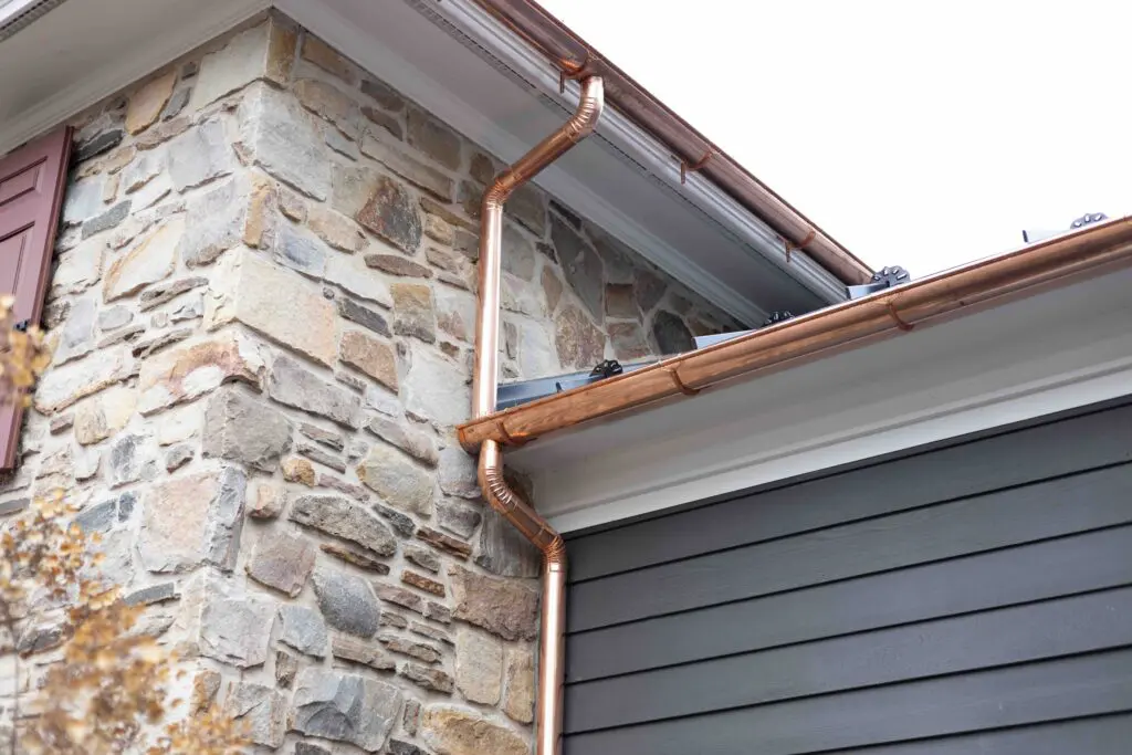 copper gutters
