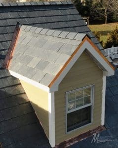 House With Slate Roofing Materials